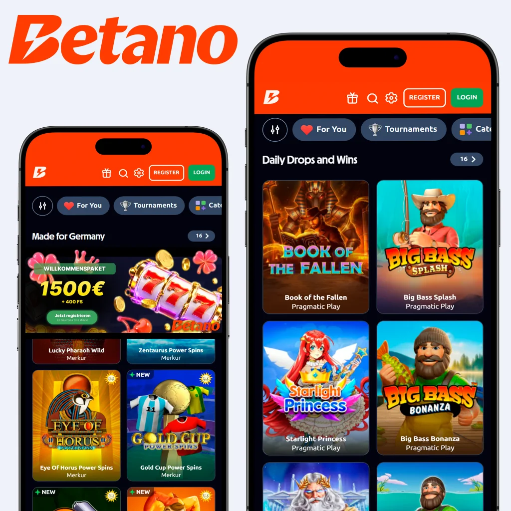 Betano Login und Registrierung