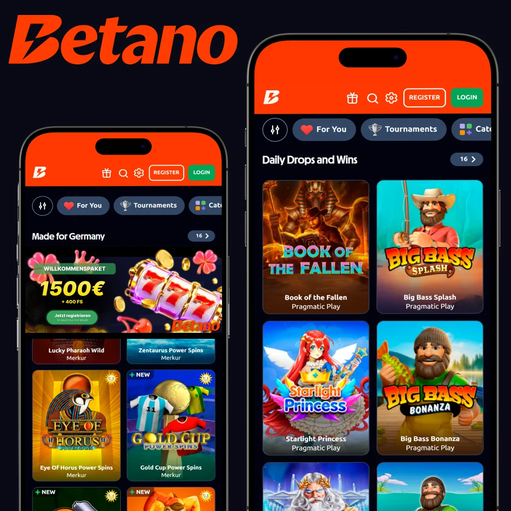 Betano Login und Registrierung